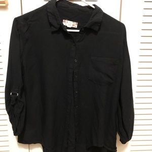Black dress shirt
